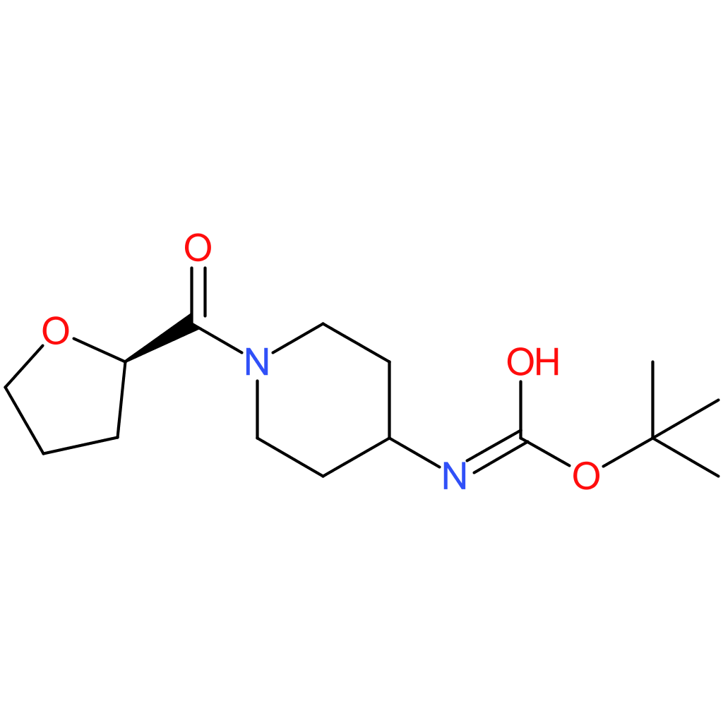(R)-tert-Butyl 1-(tetrahydrofuran-2-carbonyl)piperidin-4-ylcarbamate