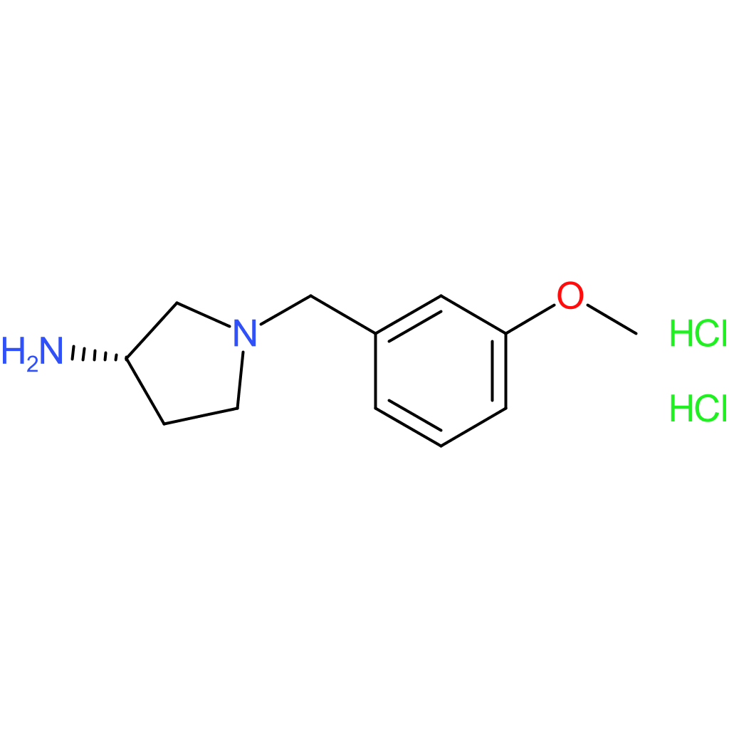 (S)-1-(3-Methoxybenzyl)pyrrolidin-3-amine dihydrochloride