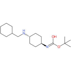 tert-Butyl (1R*,4R*)-4-[(cyclohexylmethyl)amino]cyclohexylcarbamate