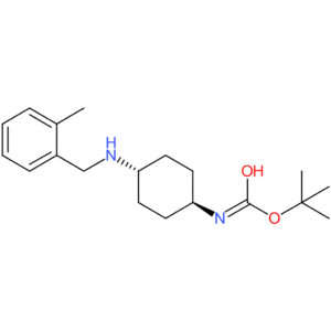 tert-Butyl (1R*,4R*)-4-(2-methylbenzylamino)cyclohexylcarbamate