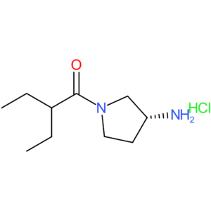 (R)-1-(3-Aminopyrrolidin-1-yl)-2-ethylbutan-1-one hydrochloride