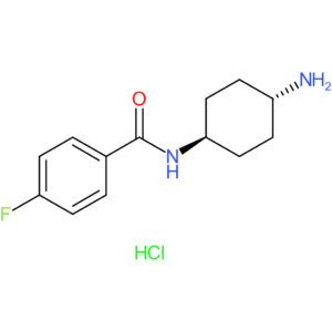 N-[(1R*,4R*)-4-Aminocyclohexyl]-4-fluorobenzamide hydrochloride