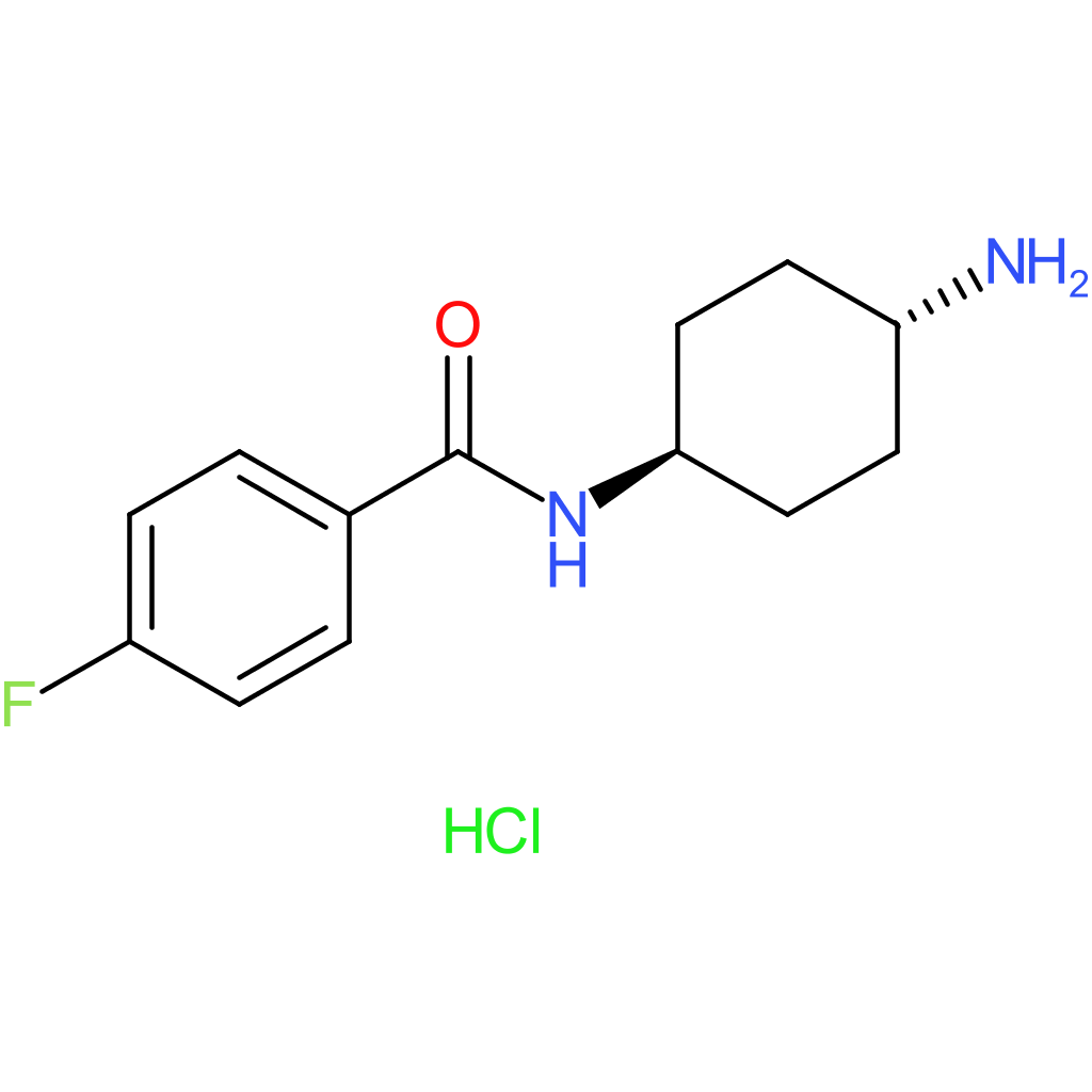 N-[(1R*,4R*)-4-Aminocyclohexyl]-4-fluorobenzamide hydrochloride