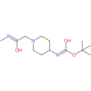 tert-Butyl 1-[2-(methylamino)-2-oxoethyl]piperidin-4-ylcarbamate