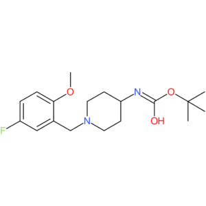 tert-Butyl 1-(5-fluoro-2-methoxybenzyl)piperidin-4-ylcarbamate