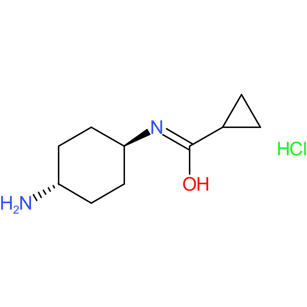 N-[(1R*,4R*)-4-Aminocyclohexyl]cyclopropanecarboxamide hydrochloride