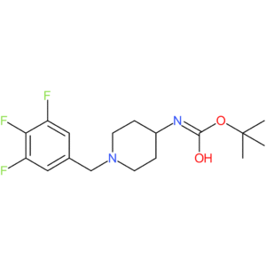 tert-Butyl 1-(3,4,5-trifluorobenzyl)piperidin-4-ylcarbamate