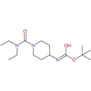tert-Butyl 1-(diethylcarbamoyl)piperidin-4-ylcarbamate