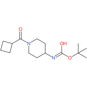tert-Butyl 1-(cyclobutanecarbonyl)piperidin-4-ylcarbamate