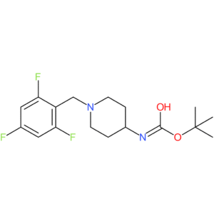 tert-Butyl 1-(2,4,6-trifluorobenzyl)piperidin-4-ylcarbamate