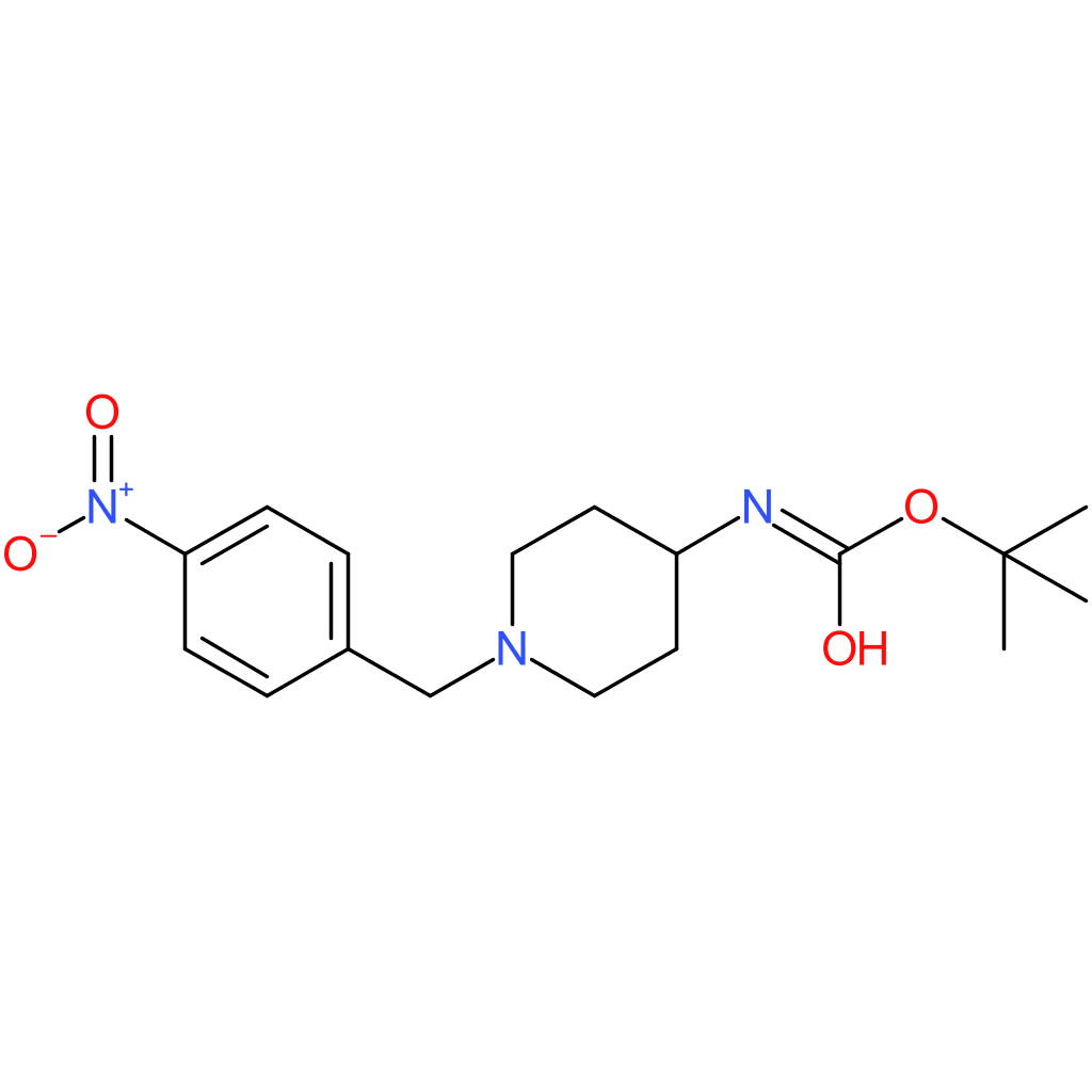 tert-Butyl 1-(4-nitrobenzyl)piperidin-4-ylcarbamate
