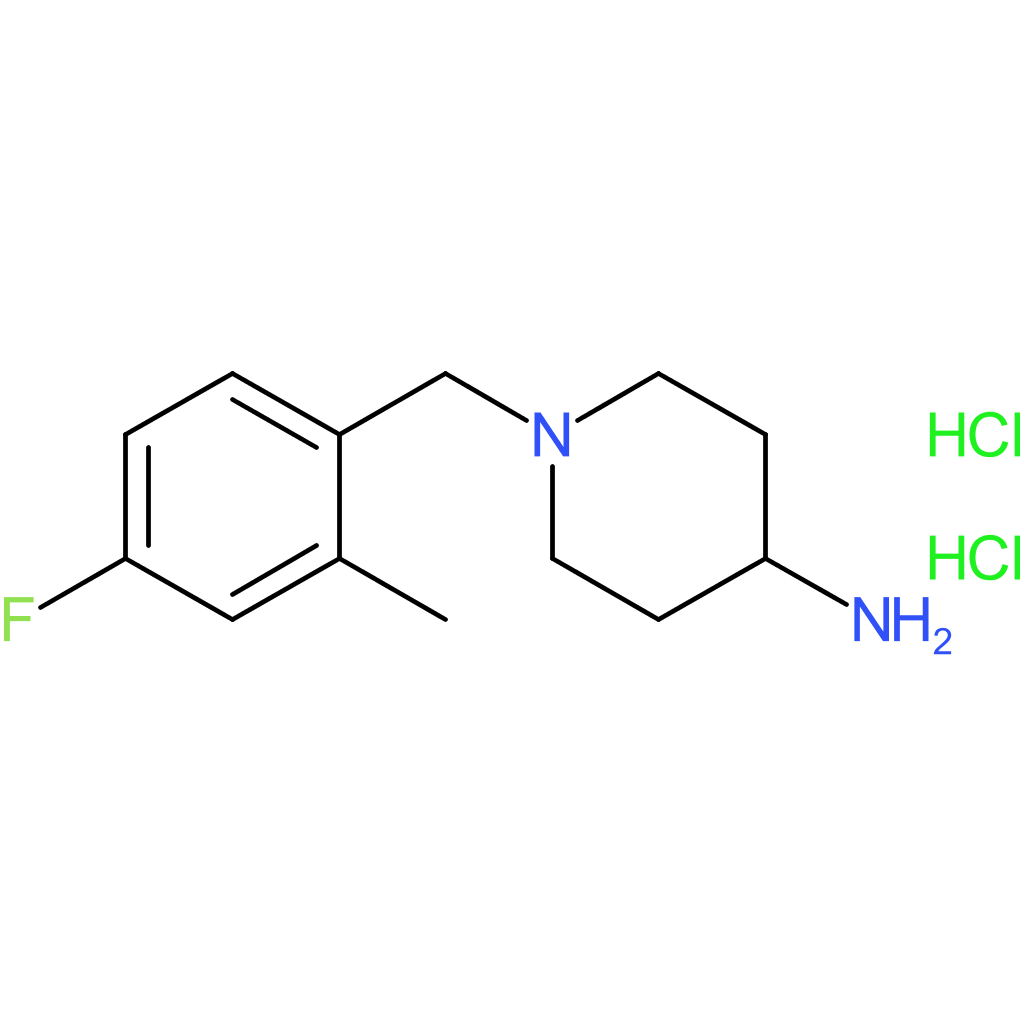 1-(4-Fluoro-2-methylbenzyl)piperidin-4-amine dihydrochloride