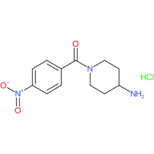 (4-Aminopiperidin-1-yl)(4-nitrophenyl)methanone hydrochloride