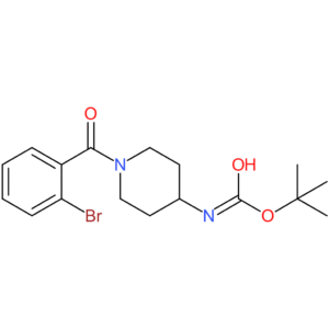 tert-Butyl 1-(2-bromobenzoyl)piperidin-4-ylcarbamate