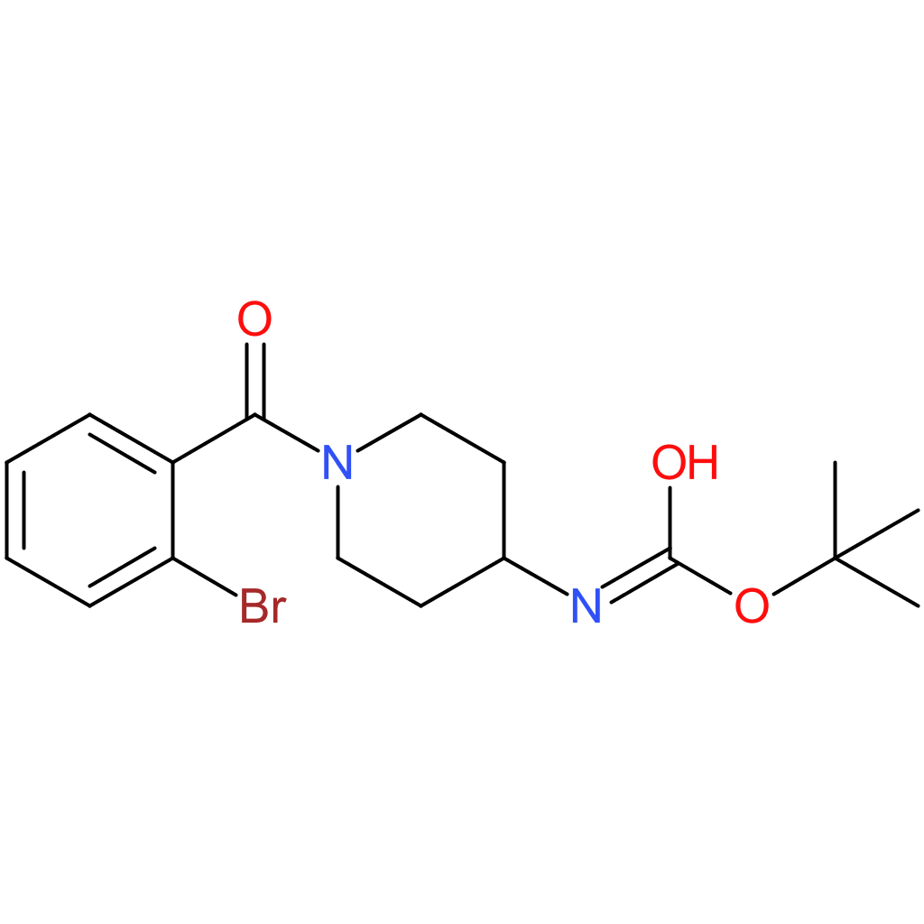 tert-Butyl 1-(2-bromobenzoyl)piperidin-4-ylcarbamate