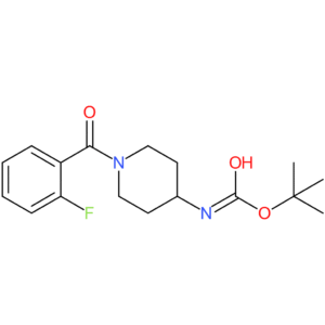 tert-Butyl 1-(2-fluorobenzoyl)piperidin-4-ylcarbamate