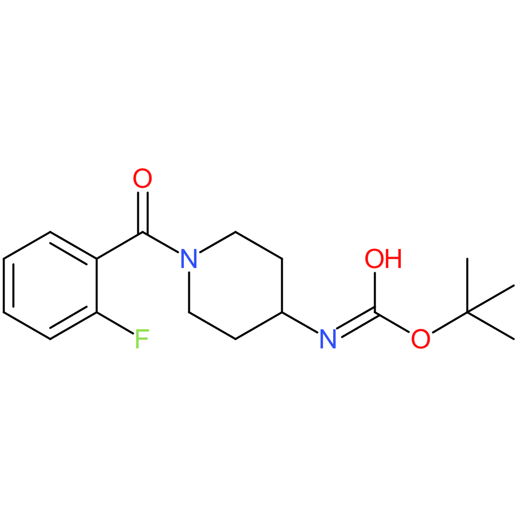 tert-Butyl 1-(2-fluorobenzoyl)piperidin-4-ylcarbamate
