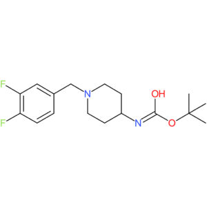 tert-Butyl 1-(3,4-difluorobenzyl)piperidin-4-ylcarbamate
