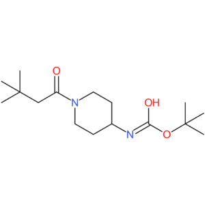 tert-Butyl 1-(3,3-dimethylbutanoyl)piperidin-4-ylcarbamate