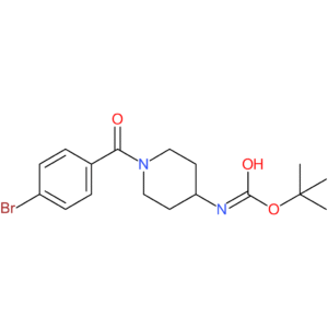 tert-Butyl 1-(4-bromobenzoyl)piperidin-4-ylcarbamate