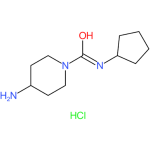 4-Amino-N-cyclopentylpiperidine-1-carboxamide hydrochloride
