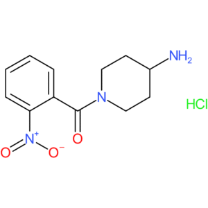 (4-Aminopiperidin-1-yl)(2-nitrophenyl)methanone hydrochloride
