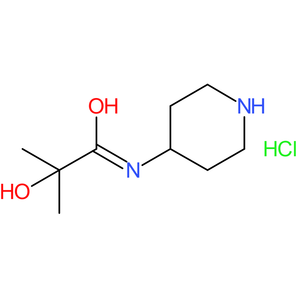 2-Hydroxy-2-methyl-N-(piperidin-4-yl)propanamide hydrochloride