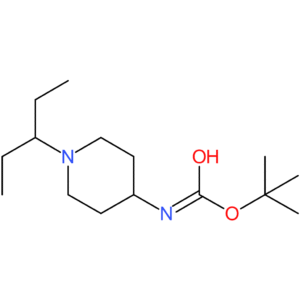 tert-Butyl 1-(pentan-3-yl)piperidin-4-ylcarbamate