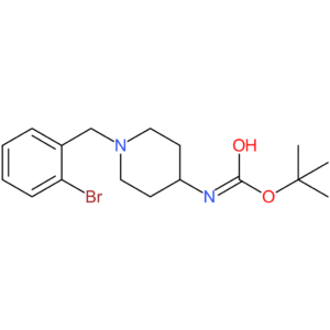 tert-Butyl 1-(2-bromobenzyl)piperidin-4-ylcarbamate