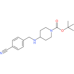 tert-Butyl 4-(4-cyanobenzylamino)piperidine-1-carboxylate