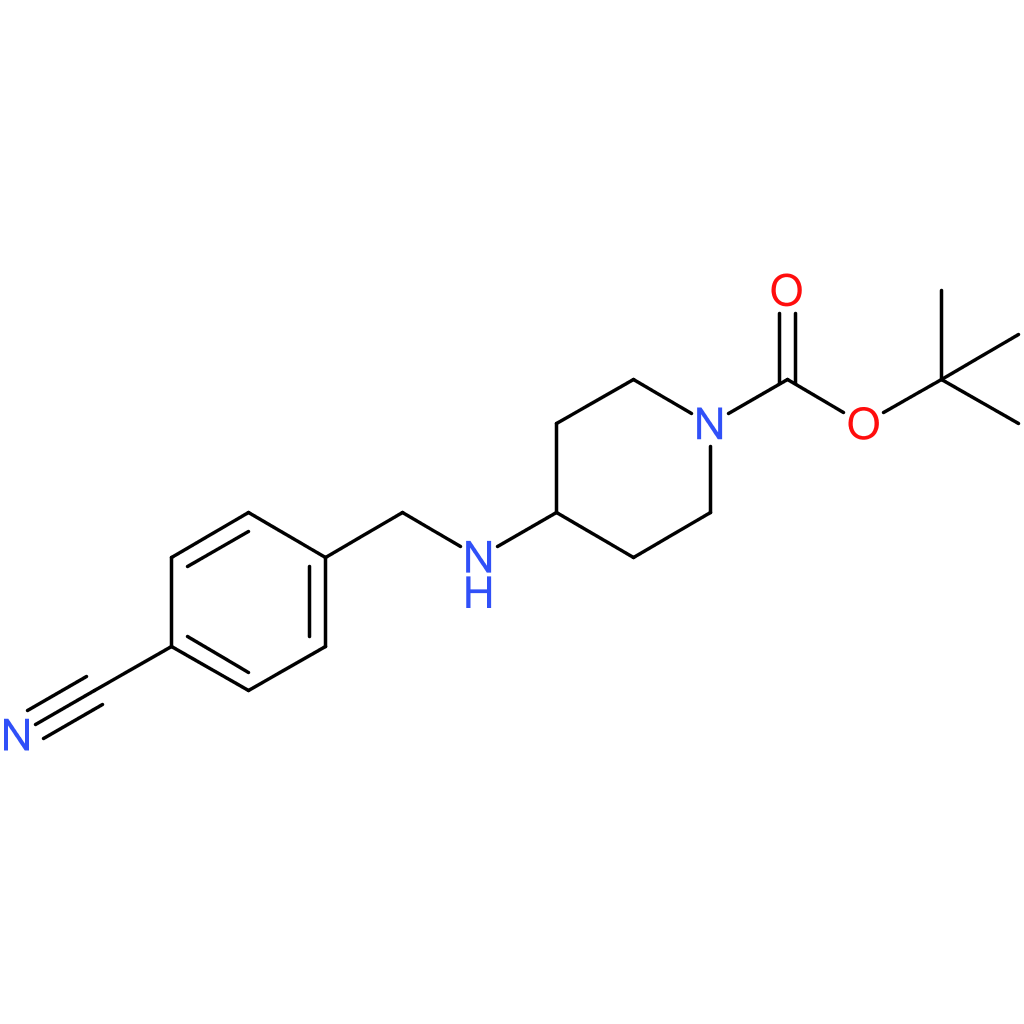 tert-Butyl 4-(4-cyanobenzylamino)piperidine-1-carboxylate