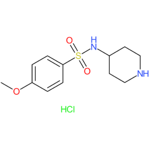 4-Methoxy-N-(piperidin-4-yl)benzenesulfonamide hydrochloride