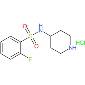 2-Fluoro-N-(piperidin-4-yl)benzenesulfonamide hydrochloride