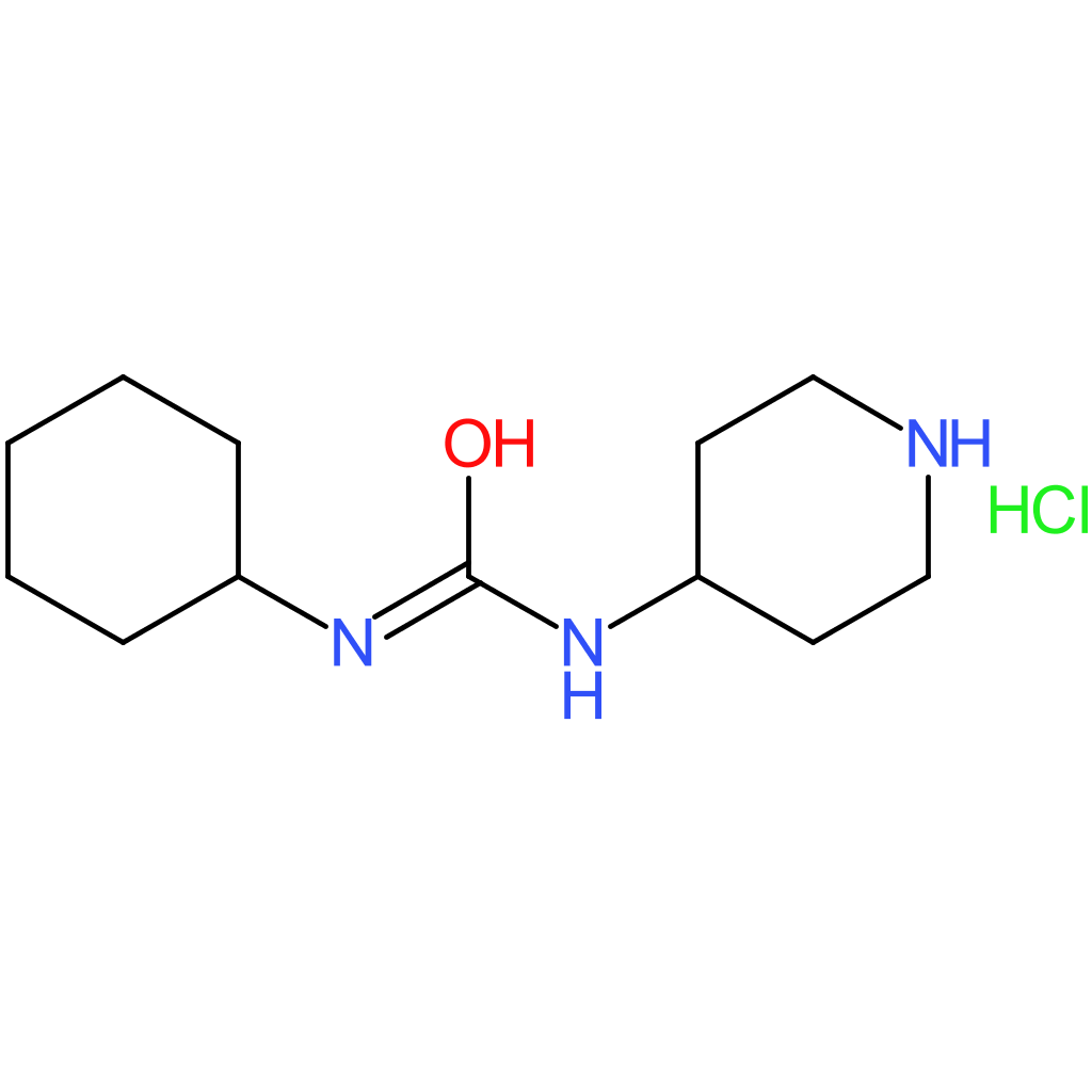 1-Cyclohexyl-3-(piperidine-4-yl)urea hydrochloride