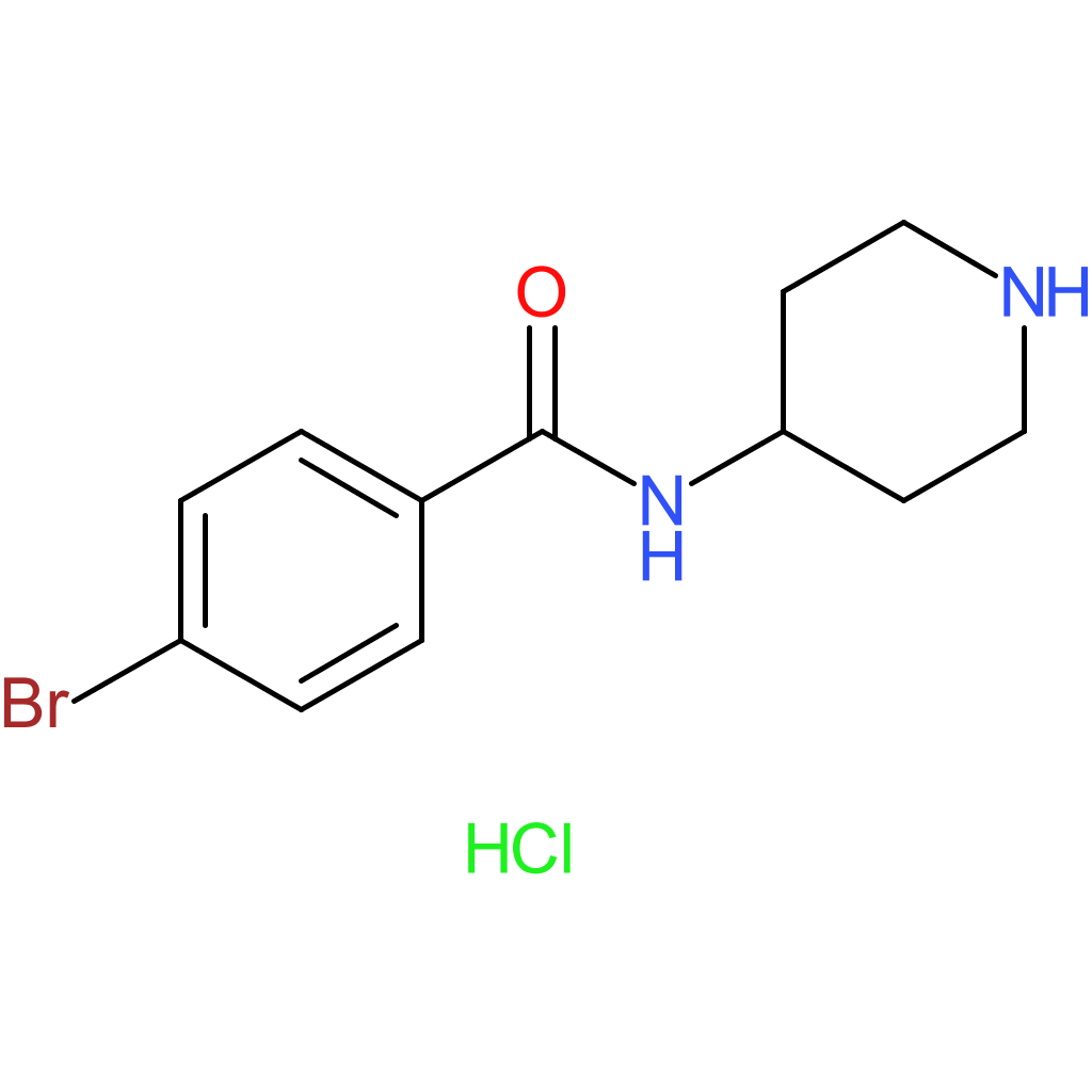 4-Bromo-N-(piperidin-4-yl)benzamide hydrochloride