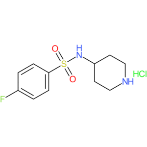 4-Fluoro-N-(piperidin-4-yl)benzenesulfonamide hydrochloride