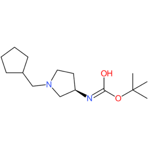 (R)-tert-Butyl 1-(cyclopentylmethyl)pyrrolidin-3-ylcarbamate