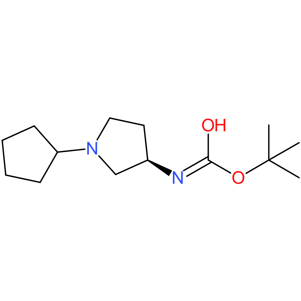 (R)-tert-Butyl 1-cyclopentylpyrrolidin-3-ylcarbamate