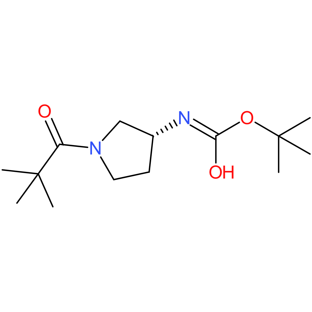 (R)-tert-Butyl 1-pivaloylpyrrolidin-3-ylcarbamate