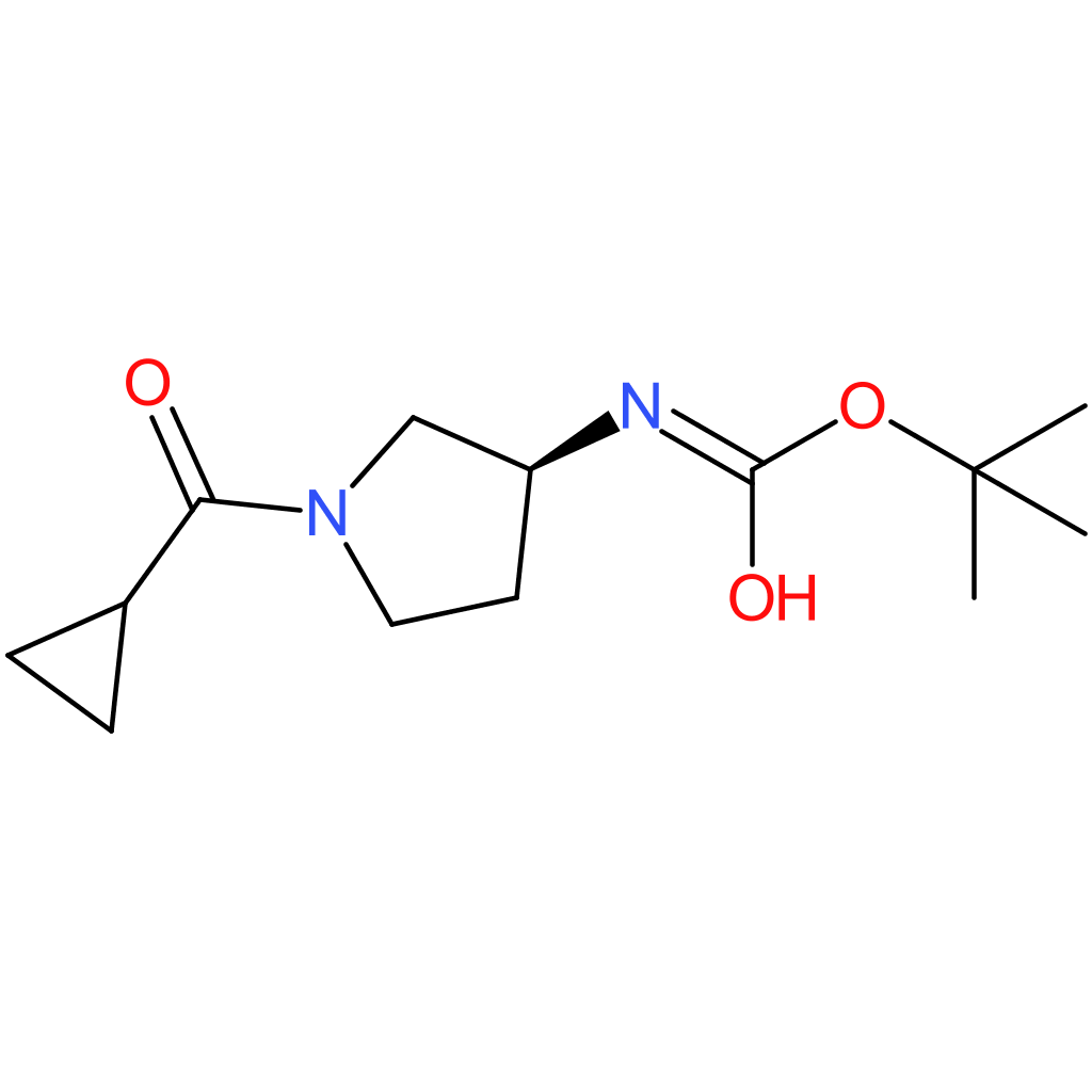 (S)-tert-Butyl 1-(cyclopropanecarbonyl)pyrrolidin-3-ylcarbamate