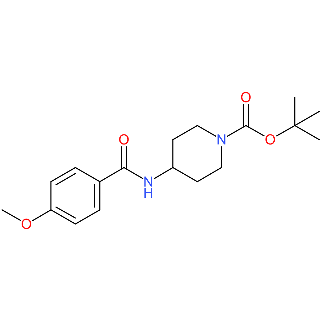 tert-Butyl 4-(4-methoxybenzamido)piperidine-1-carboxylate