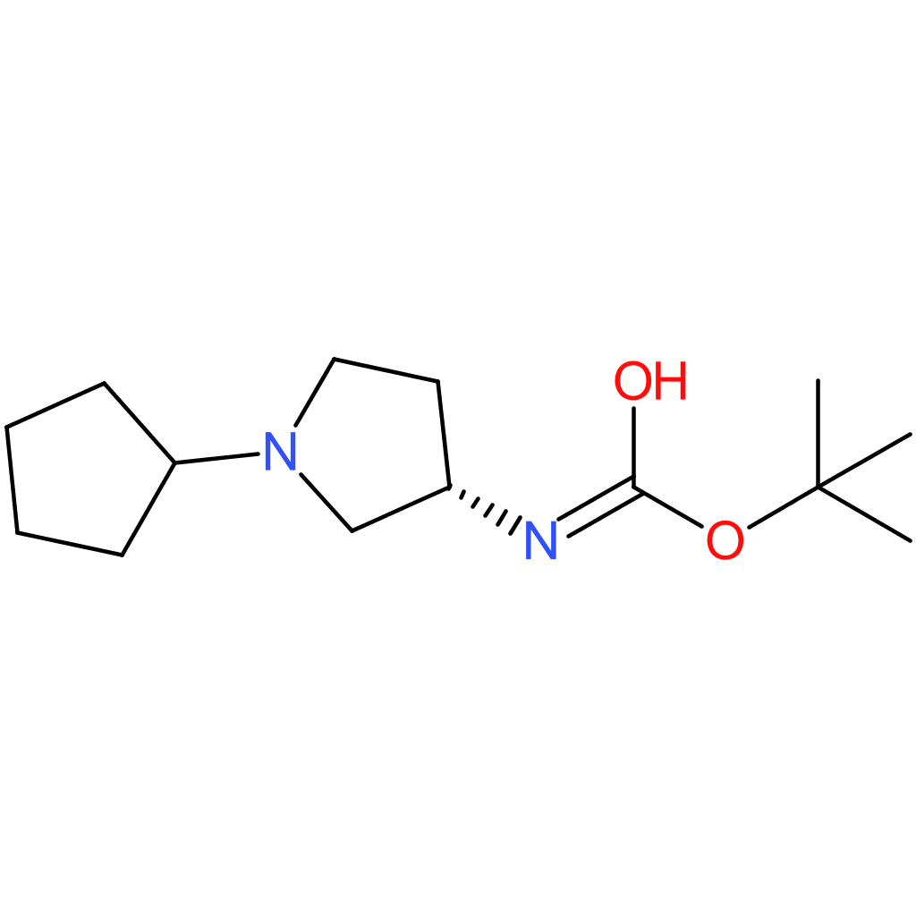 (S)-tert-Butyl 1-cyclopentylpyrrolidin-3-ylcarbamate