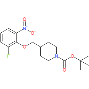 tert-Butyl 4-[(2-fluoro-6-nitrophenoxy)methyl]piperidine-1-carboxylate