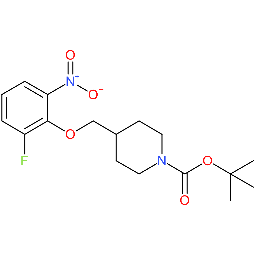 tert-Butyl 4-[(2-fluoro-6-nitrophenoxy)methyl]piperidine-1-carboxylate