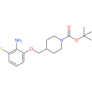 tert-Butyl 4-[(2-amino-3-fluorophenoxy)methyl]piperidine-1-carboxylate