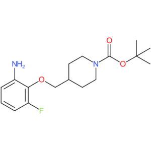 tert-Butyl 4-[(2-amino-6-fluorophenoxy)methyl]piperidine-1-carboxylate