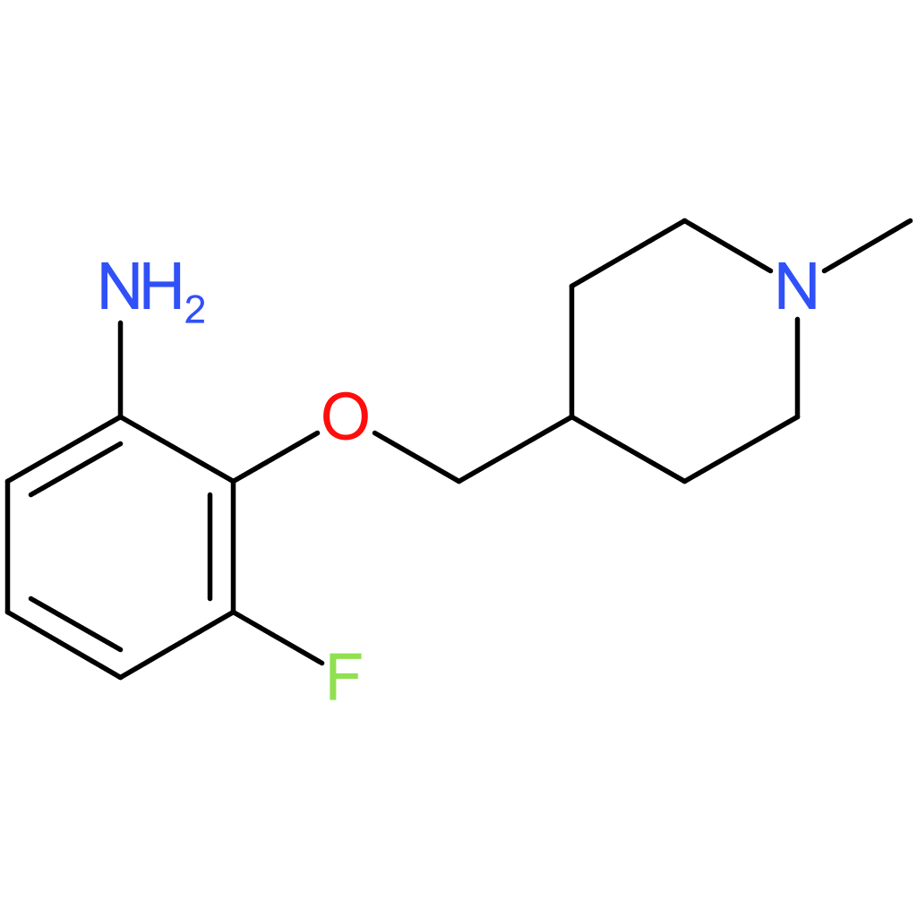 3-Fluoro-2-[(1-methylpiperidin-4-yl)methoxy]aniline