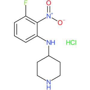 N-(3-Fluoro-2-nitrophenyl)piperidin-4-amine hydrochloride