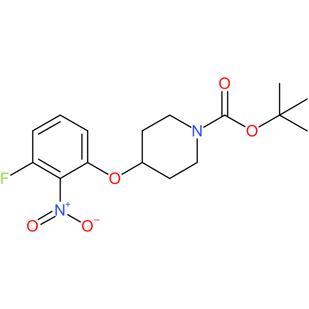 tert-Butyl 4-(3-fluoro-2-nitrophenoxy)piperidine-1-carboxylate