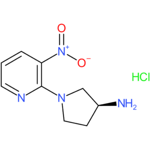 (S)-1-(3-Nitropyridin-2-yl)pyrrolidin-3-amine hydrochloride